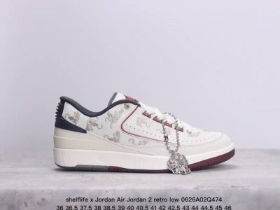 公司级shelflife X Jordan Air Jordan 2 Retro Low潮流 轻便 低帮 复古篮球鞋 货号:Dv9956-118 这款低帮 Ai