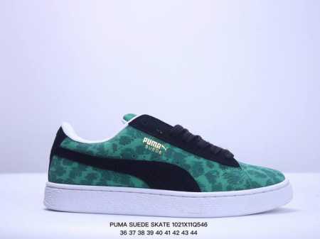 彪马PUMA SUEDE SKATE 低帮复古轻便透气防滑减震休闲鞋 时尚男女士板鞋潮运动鞋 货号：352634 尺码: 36-44 XM102 46 - 点击图像关闭