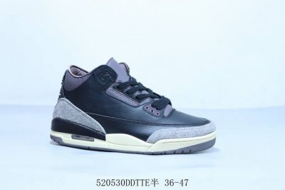 乔丹Air Jordan 3 Retro Black Gold . 迈克尔 乔丹Aj3代中帮复古休闲运动文化篮球鞋 货号 Fz4811-001 520530Dd
