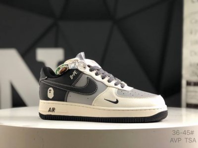 头层带半码 耐克 Nk Air Force 1'07 Low 联名-空军一号低帮休闲板鞋 货号 Bb6566-209 #原楦头原纸板 原装鞋盒 定制五金配件 内
