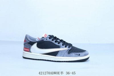 乔丹Air Jordan 1 Low Aj1 乔1低帮复古文化休闲运动篮球鞋倒勾 货号 Xd1568-101 421 Adwoe半 36-45