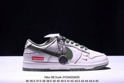 Nike Sb Dunk Low“ Supreme联名 米黑小标抽绳” 周年高端定制 低帮休闲板鞋 定制鞋盒 大厂纯原品质出货 超高清洁度 皮料切割干净无任何毛