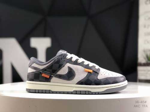 耐克 Nk Sb Dunk Low Lv联名周年高端定制 低帮休闲板鞋 #高端定制鞋盒 大厂纯原品质出货 超高清洁度 皮料切割干净无任何毛边 细节完美 货号：Q