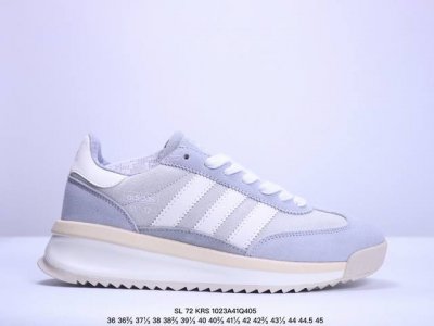 复古前卫都占了，联乘英国设计师品牌Wales Bonner x Sl 72 KRS 经典复古低帮休闲运动慢跑鞋 尺码：36 36 37 38 38 39 40