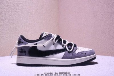 海外爆款限量发售 公司级 Travis Scott X Fragment Design X Jordan Air Jordan 1 Low Og Sp Supr