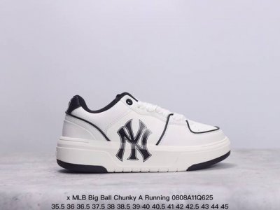 公司级korea韩国ss19限定发售ny美国榄球洋基队限定 X Mlb Big Ball Chunky A Running厚底老爹厚底休闲运动慢跑鞋 货号:3A