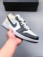 公司级头层！耐克Nike Air Jordan 1 Low Aj1 乔1 低帮潮流运动休闲板鞋。Aj1 低帮拼接 完美版型真头层牛皮# 内置缓震气垫 原鞋开模