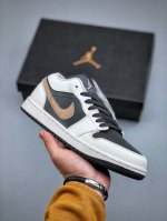 Air Jordan 1 Low Aj1 乔1黑白灰 低帮文化休闲运动板鞋 Ih0649 021 市场唯一独家头层皮打造 原鞋原档案开发 原厂皮料 原档冲孔鞋头