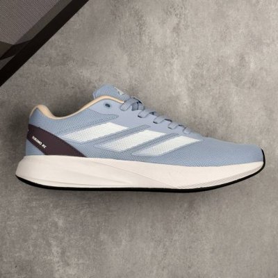 本地 核心私 阿迪达斯 Adidas Duramo Rc U 训练备赛轻盈跑步运动厚底鞋 这双跑步鞋的鞋面采用了合成革 pu和织物材料 这样混合材质的设计不仅提