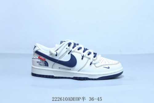 耐克 Nike Sb Dunk Low Pro 复古低帮 休闲运动滑板板鞋 北面绑带 222610Adeop半 36-45