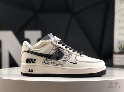 300 nike Air Force 1 Low 空军一号低帮运动休闲板鞋 原楦头原纸板 打造纯正空军版型 专注外贸渠道 全掌内置蜂窝气垫 原盒配件 原厂中底钢