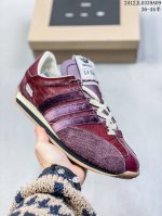 Adidas 阿迪达斯 男女鞋半码制，原楦原纸版开发，采用软质环保纤维革鞋面材质，中底嵌入eva切片缓震，外置耐磨橡胶鞋底片 底越薄，越时髦！Jennie穿搭代