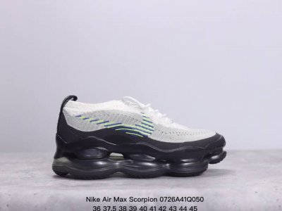 Nike Air Max Scorpion 次世代气垫 搭载全掌长气垫的新鞋款，而这样的配置，会带来过去所有 Air Max 鞋款所没有的穿著体验；除了中底外鞋