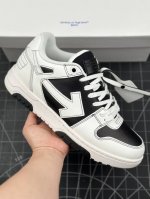 核心私 当红美潮街头设计师独立品牌off-White C O Virgil Abloh Out Of Office Low-Top Leather Sneake