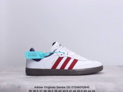 阿迪达斯三叶草adidas Originals Samba Og 桑巴舞系列绅士德训足球风百搭低帮休闲运动板鞋 Xm0724Q845
