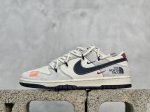 放店私 Nk Sb Dunk Low 北面联名 猪八贴布藏蓝勾 周年高端定制 低帮休闲板鞋 Yx5066-255 #定制鞋盒 大厂纯原品质出货 超高清洁度 皮料