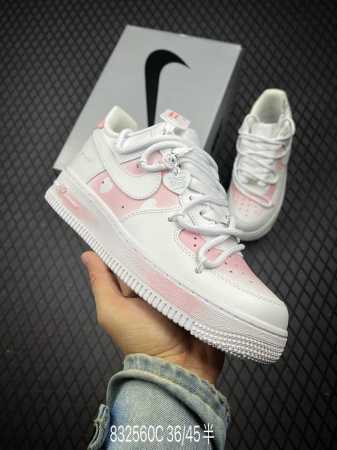 Nk Air Force 1'07 Low 喷绘 樱花物语 空军一号绑带低帮休闲板鞋 Zh0316-052 #定制皮料 原厂3D打印 定制鞋盒 原楦原纸板 纯正 - 点击图像关闭