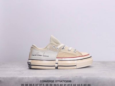 公司级匡威converse Frgmt联名chuck 70 2 -Ln-1 Ox 低帮帆布鞋男女休闲板鞋 货号:A07718C 尺码:35.5 36 36.5