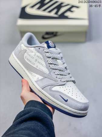 海外爆款限量发售！公司级 Travis Scott X Fragment Design X Jordan Air Jordan 1 Low Og Sp “北面联 - 点击图像关闭