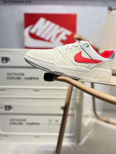 Nike Full Force Lo扣篮系列 低帮休闲运动滑板板鞋 采用软质牛剖皮鞋面材质 鞋垫嵌入缓震乳胶Hz5054 Qm7022823#36-45半