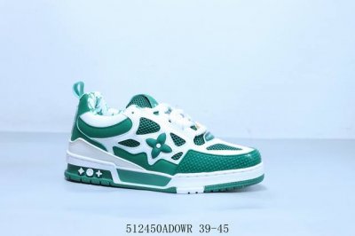 lv路易威登Louis Vuitton Trainer Sneaker Low休闲运动文化百搭篮球鞋 512450Adowr 39-45