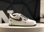 头层带半码耐克 Nike Air Force 1 07 空军一号低帮百搭休闲运动板鞋 柔软 弹性十足的缓震性能和出色的中底设计 横跨复古与现代的外型结合 造就出
