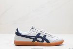 公司级亚瑟士 Onitsuka Tiger Tokuten 复古低帮休闲跑鞋 实拍首发 Tokuten的灵感来源于80年代的室内用鞋 T-Toe前足补强设计 室
