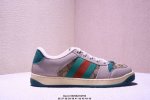 真标Gucci Distressed Screener Sneaker 怀旧版 原版做旧 古驰小脏鞋系列 xm0529Q750