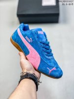 35.5-40半 公司级 头层 puma Speedcat Og 彪马 低帮 粉白色 女款防滑耐磨低邦训练鞋生活休闲鞋赛车鞋 鞋型是puma联合赛车运动品牌Sp