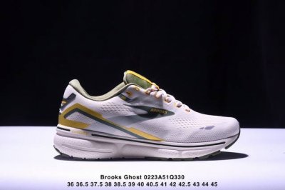 公司级Brooks Ghost 15 布鲁克斯减震耐磨训练女子防滑跑步运动鞋 款跑鞋以其卓越的缓震性能和舒适度备受青睐，采用了Biomogo Dna自适应缓震中