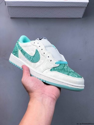 集图 二层真标！耐克Nike Air Jordan Low 1 乔1低帮经典休闲鞋 0508289X22