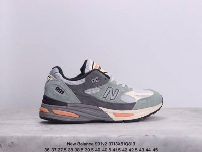 公司级nb新百伦new Balance 991V2 Made In Uk Black 系列英产血统经典百搭老爹休闲运动跑步鞋 货号：U991Bk2 尺码：36