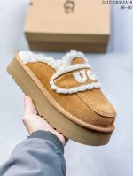 桑坡yzzugg小胖丁毛毛拖鞋女外穿真皮毛一体厚底雪地靴休闲包 Ugg 市场最高品质永恒不变的经典！高筒3粒松木口原版发售，皮料:Ugg公司制定专用隆丰公司顶级