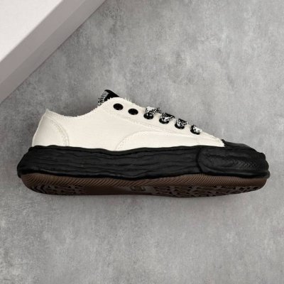 本地 核心私 Mmy Maison Mihara 帆布面 Yasuhiro Wayne Original Sole Leather Low Sneaker贝壳头