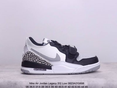 真标nike Air Jordan Legacy 312 Low耐克乔丹三合一混合版本低帮文化休闲运动篮球鞋 货号:Fn3407-161 尺码:36 36.5