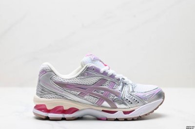 270 公司级Asics Gel-Kayano 14 公司级版本 亚瑟士运动休闲透气专业跑鞋 采用工程弹性双层再生针织密度鞋面材质 后跟3D可视Gel缓震乳胶物