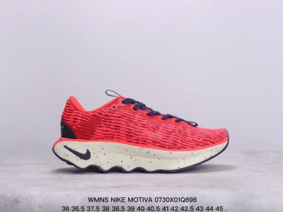 真标带半码！ 耐克 Wmns Nike Motiva 波浪纹大底 厚底增高 透气网面休闲运动慢跑鞋 xm0730Q898