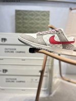200 海外爆款限量发售！公司级 Nike Sb Dunk Low“古驰联名” 周年高端定制 低帮休闲板鞋 定制鞋盒 大厂纯原品质出货 超高清洁度 皮料切割干净