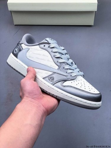 公司级头层！耐克Nike Air Jordan 1 Low Aj1乔1 低帮潮流缓运动休闲板鞋。Aj1 低帮拼接 完美版型真头层牛皮# 内置缓震气垫 原鞋开模