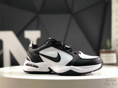 160 真标带半码Nike Air Monarch Iv皮革 日常百搭 減震防滑 低帮生活休闲鞋 货号:415445-168 尺码:36 36.5 37.5 3