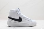公司级nike Blazer Phantom High高帮男女子运动板鞋 厚底增高休闲鞋。采用轻盈利落设计，焕新演绎经典鞋款。该鞋款带来舒适足底体验，结合鞋侧壁