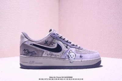 公司级 Nike Air Force 1 Low’07 空军一号低帮休闲板鞋 定制皮料 原楦原纸板 纯正空军版型 内置全掌气垫 货号： Size：36 36.5