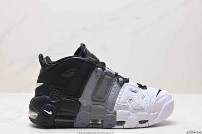 公司级耐克nike Wmns Air More Uptempo Gs Barely Green 皮蓬初代系列经典高街百搭休闲运动文化篮球鞋美国队配色 货号:4