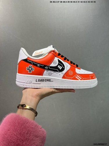 公司级 Nike Air Force 1 Low’07 空军一号低帮休闲板鞋 定制皮料 原楦原纸板 纯正空军版型 内置全掌气垫 货号：男 Cw2288-114