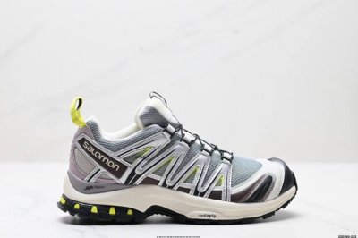 公司级Salomon Xa Pro 3D Suede 萨洛蒙户外越野跑鞋 鞋面采用Sensifit贴合技术 全方位贴合包裹脚型 鞋跟部鞋底牵引设计 提供强大的抓