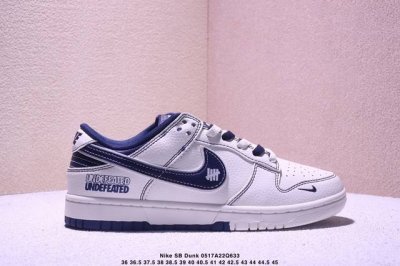 海外爆款限量发售 公司级 Nike Sb Dunk Low 斯图西联名 黑白蓝勾配色 高端定制 低帮休闲板鞋 定制鞋盒 大厂纯原品质出货 超高清洁度 皮料切割干