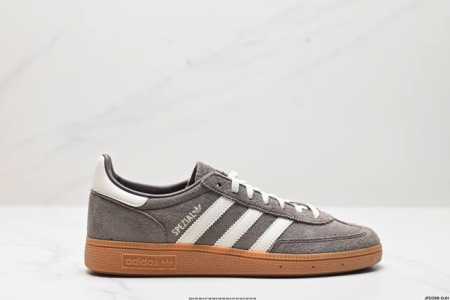 公司级adidas Handball Spezial 官方正确版本 阿迪达斯经典款 复古休闲板鞋 全鞋采用反毛皮制作 牛筋耐磨大底 承载青春情怀的板鞋 经典三条 - 点击图像关闭