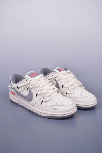 Nike Sb Dunk Low Supreme联名 解构抽绳鞋带 纯原大厂出品 极力推荐 原装头层材料 独家版型蒸餾加工 帶來的是更好的视觉和脚感体验 大厂纯