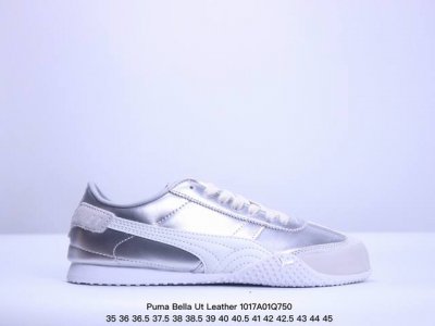 Puma Bella Ut Leather 彪马复古休闲跑步鞋 牛皮材质 真标带半码 尺码：35～45 带半码 Xm1017Q750