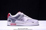 220 Nike Air Force 1 Low 07灰红-白底灰钩耐克-北面-Supreme三方联名 原楦头原纸板 打造纯正低帮空军版型 专注外贸渠道 这款联